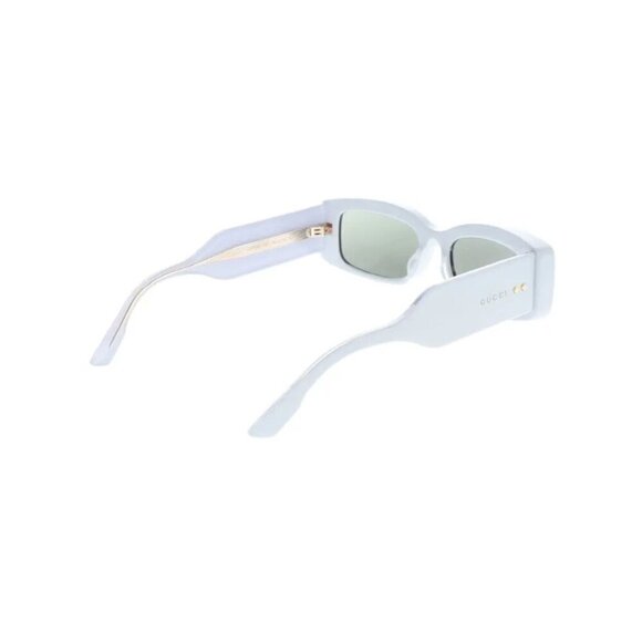NWT Gucci GG1528S-004 Light Blue Rectangle 53mm Sunglasses